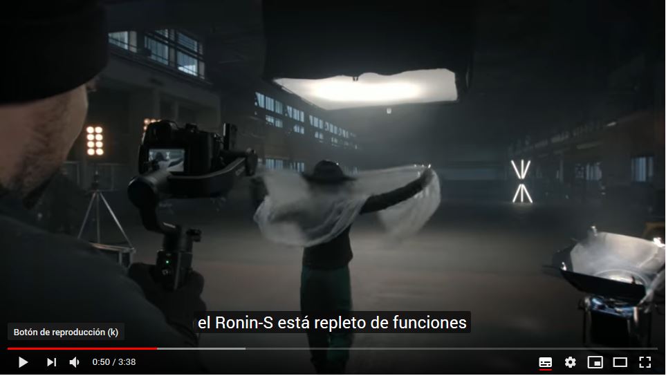 Estabilizador Gimbal DJI Para Cámaras DSLR Ronin-S - Drone Dreams Perú