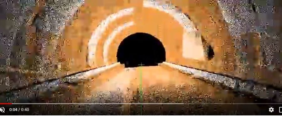 Video Trabajos topográficos en túneles