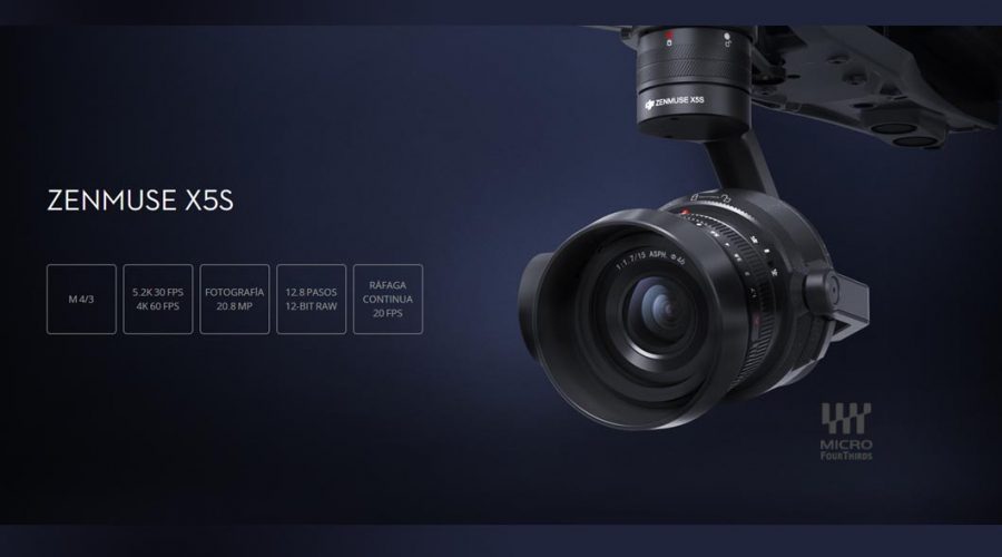 Video Cámara para dron DJI Zenmuse X5s