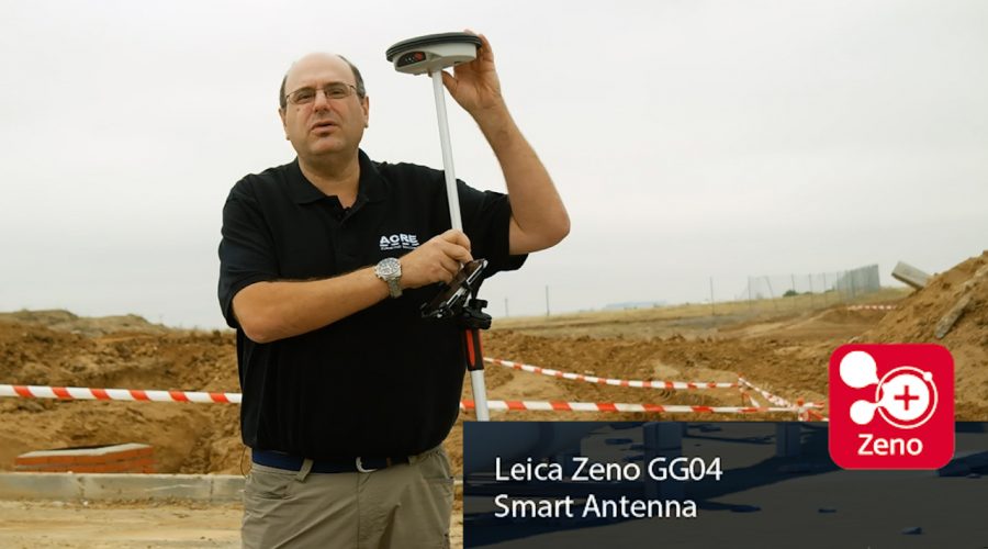 Video Antena GNSS Leica Zeno GG04 Plus